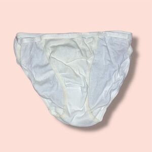 White String Bikini Panty